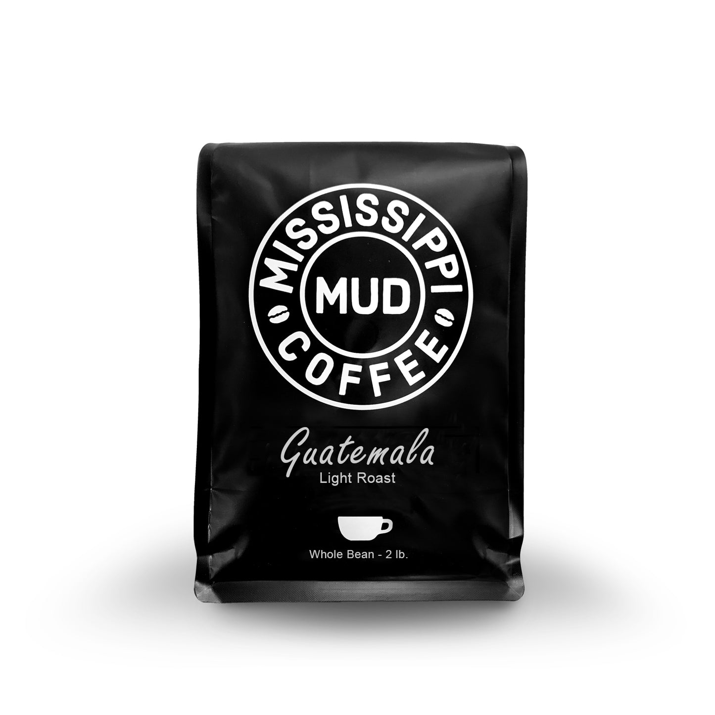 Guatemala Light Roast, Whole Bean Coffee, 2lb Bag, Mississippi Mud Coffee