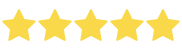 5 Star Reviews. Highly rated. Customer favorite.