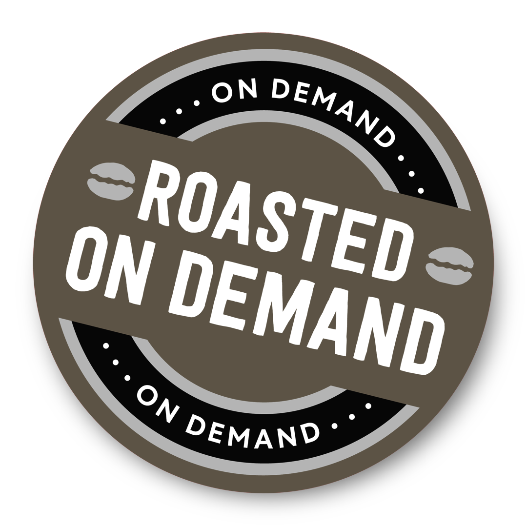 Mississippi Mud Coffee Roasted on Demand badge