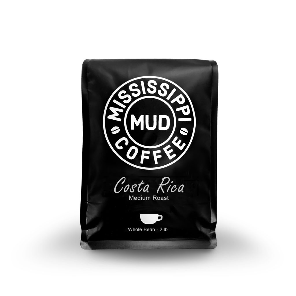 2 pound bag of Mississippi Mud Coffee Costa Rica Medium Roast