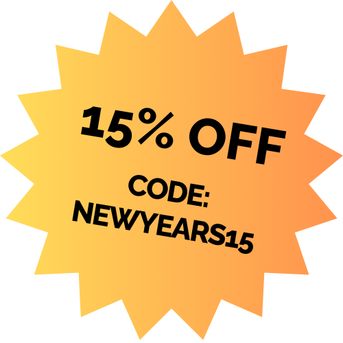 New Year’s Sale 15% Off